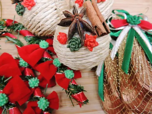 Enfeites de Natal Exclusivos - Kit com 9 Unidades