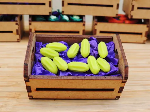 Mini Caixa de Feira com 10 Carambolas - Biscuit