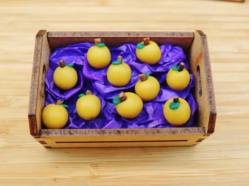 Mini Caixa de Feira com 10 Sapotis - Biscuit