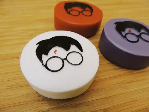 Sabonete Harry Potter Pintado à Mão - Duas Unidades