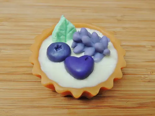 Sabonete Tortinha de Frutas Roxinhas - 10 Unidades