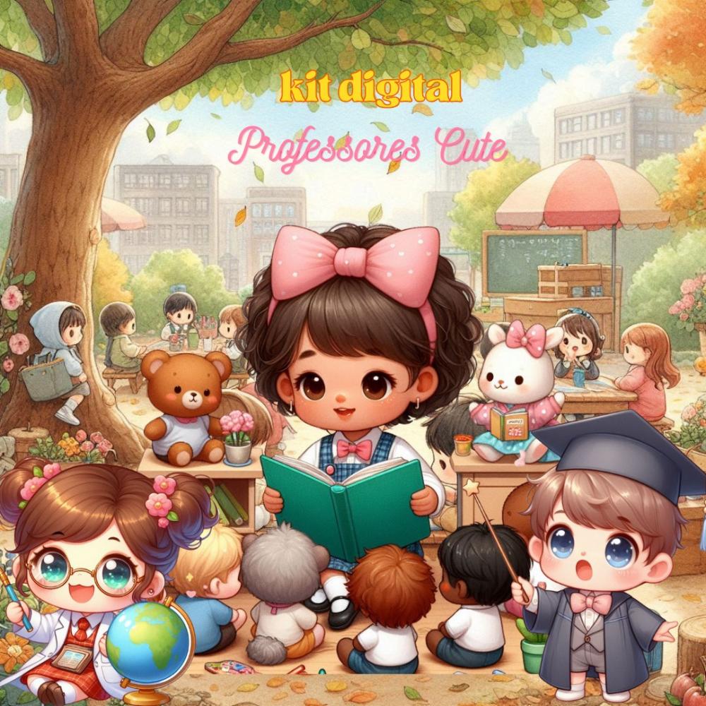 Kit Digital Professores baby - Cute