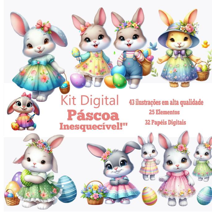 Kit Digitail  Páscoa Inesquecível! Envio Imediato.