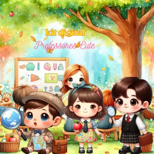 Kit Digital Professores baby - Cute