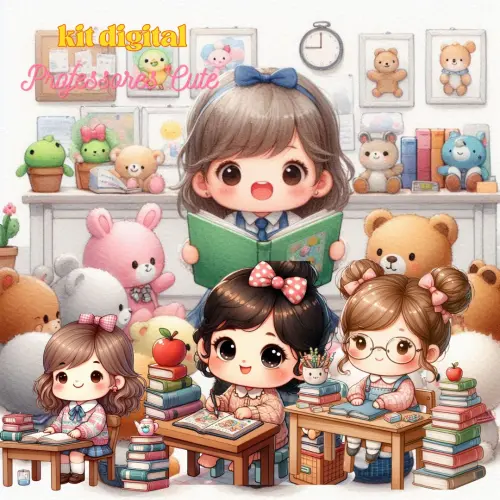 Kit Digital Professores baby - Cute