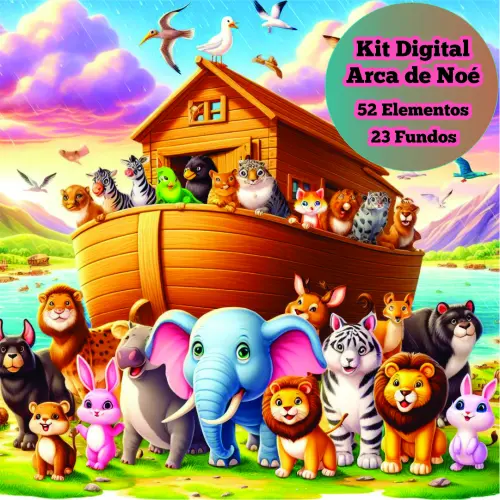 Kit Digital Arca de Noé - Edição Especial Envio Imediato.