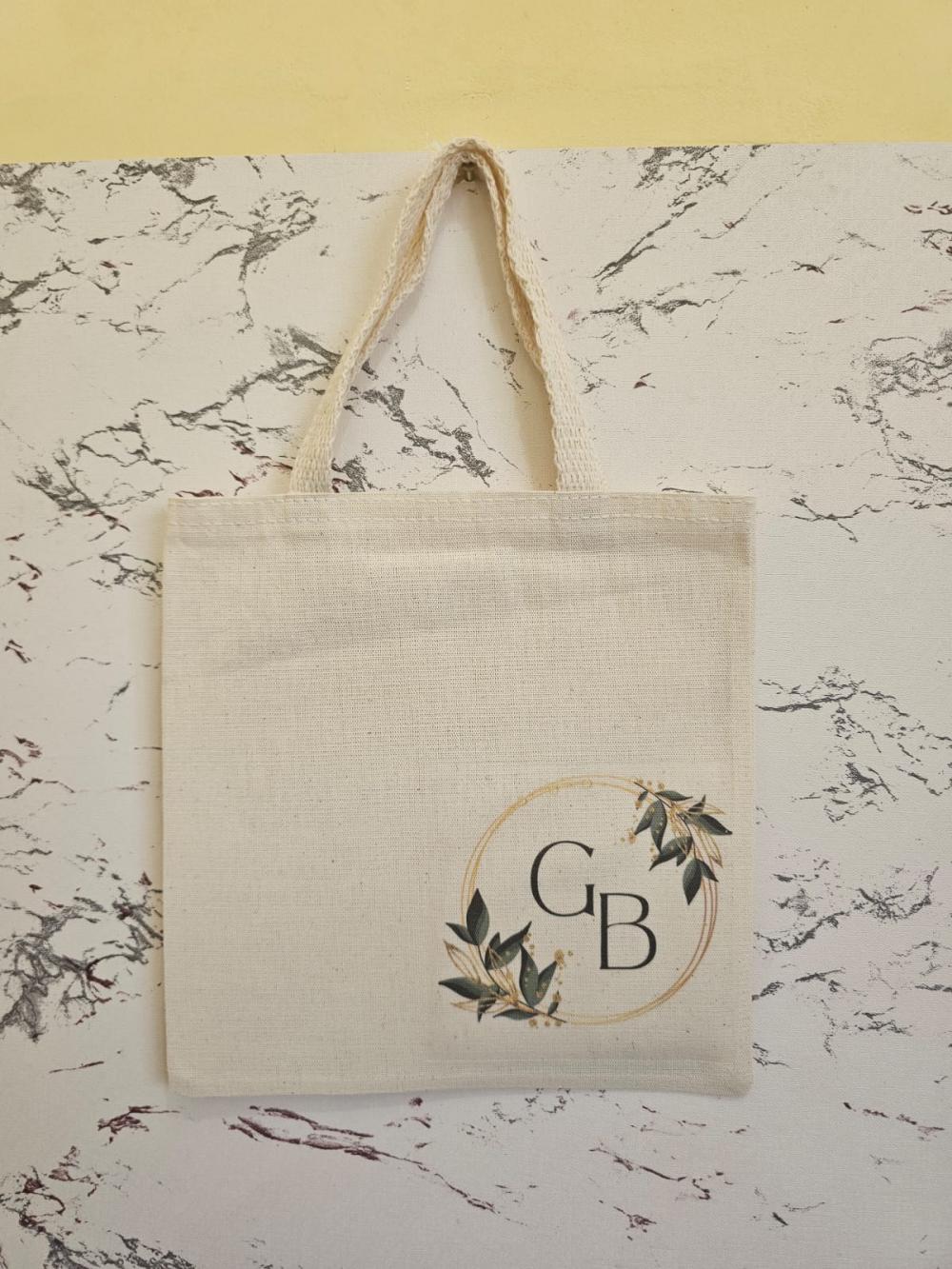 Sacola Ecobag Personalizada 20x20 Algodão Cru