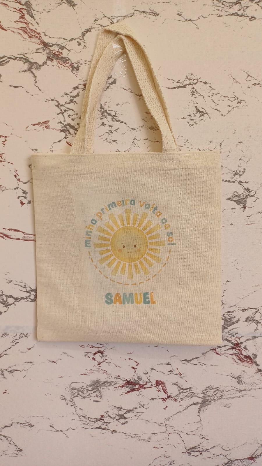Sacola Ecobag Personalizada 20x20 Algodão Cru