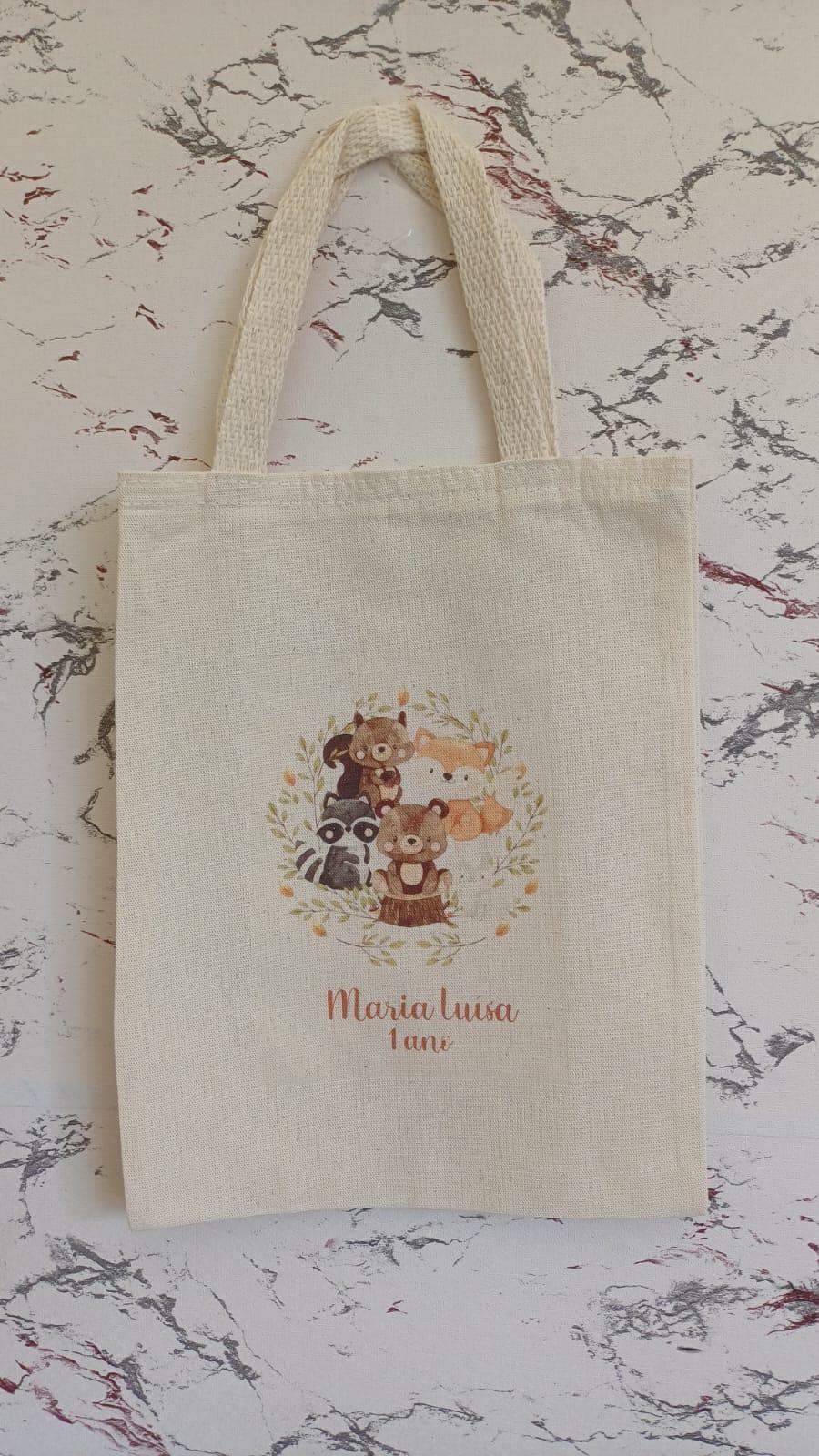 Sacolas Ecobags Personalizadas 20x25 Algodão cru
