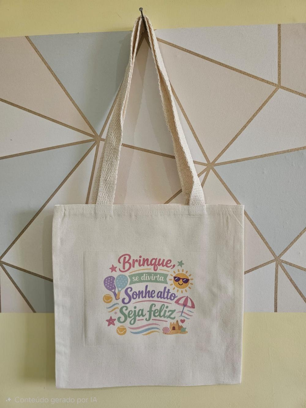 Sacolas Ecobags 30x30 Personalizadas Algodão Cru