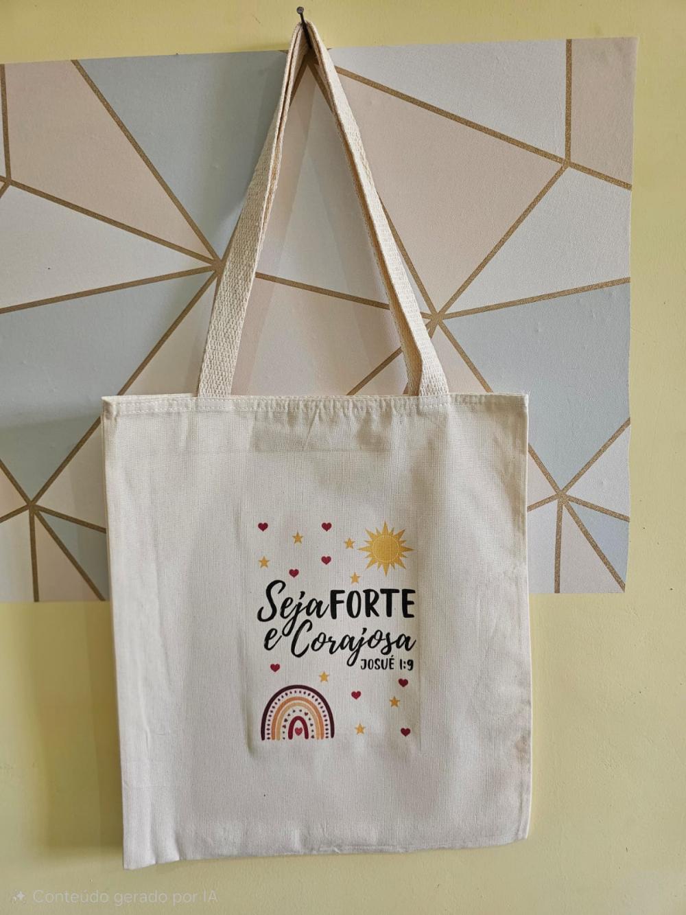 Sacolas Ecobags 35x40 Personalizadas Algodão cru