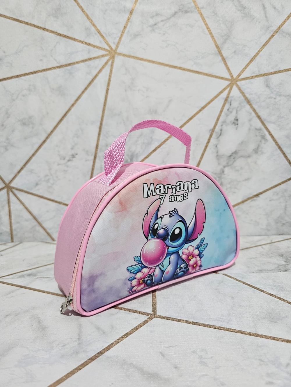 Necessaire Meia Lua Personalizada para Festas Nylon