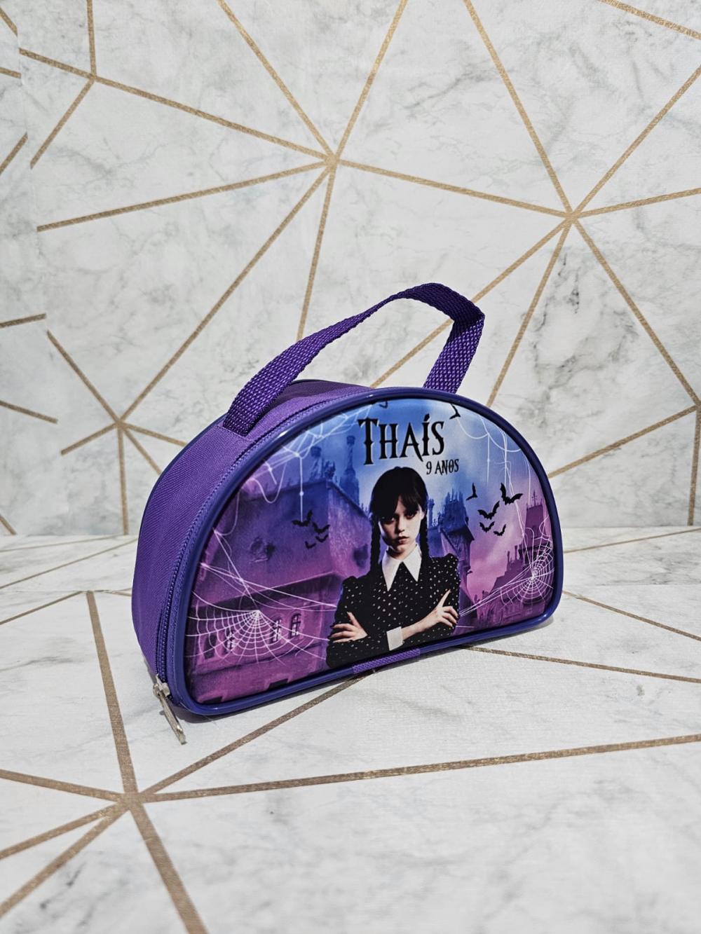 Necessaire Meia Lua Personalizada para Festas Nylon