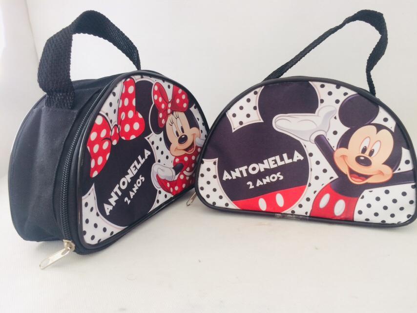 Necessaire Meia Lua Personalizada para Festas Nylon