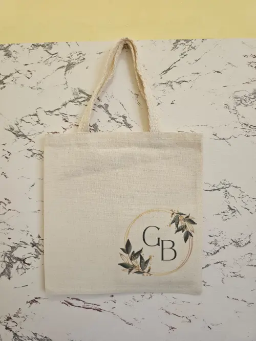Sacola Ecobag Personalizada 20x20 Algodão Cru
