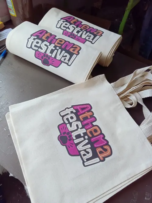 Sacola Ecobag Personalizada 20x20 Algodão Cru