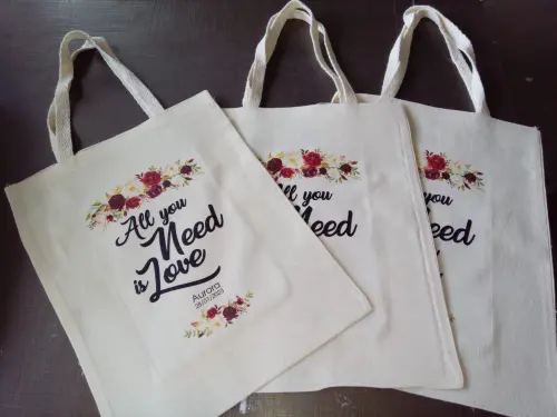 Sacolas Ecobags Personalizadas 24x30 Algodão Cru