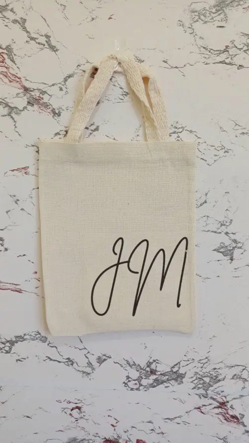 Sacolas Ecobags 15x20 Personalizadas Algodão Cru