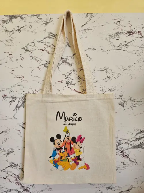 Sacolas Ecobags 30x30 Personalizadas Algodão Cru