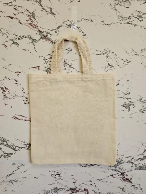 Sacolas Ecobag Algodão Cru 20x20 Lisas Sem impressão