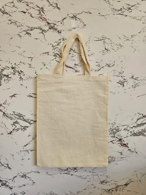 Sacola Ecobag Algodão cru 20x25 sem personalização