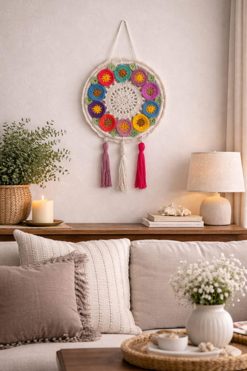 Mandala em crochê