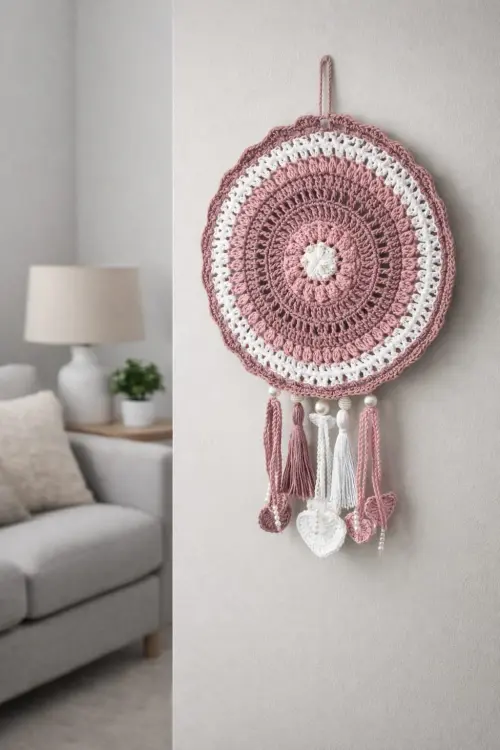Mandala em crochê