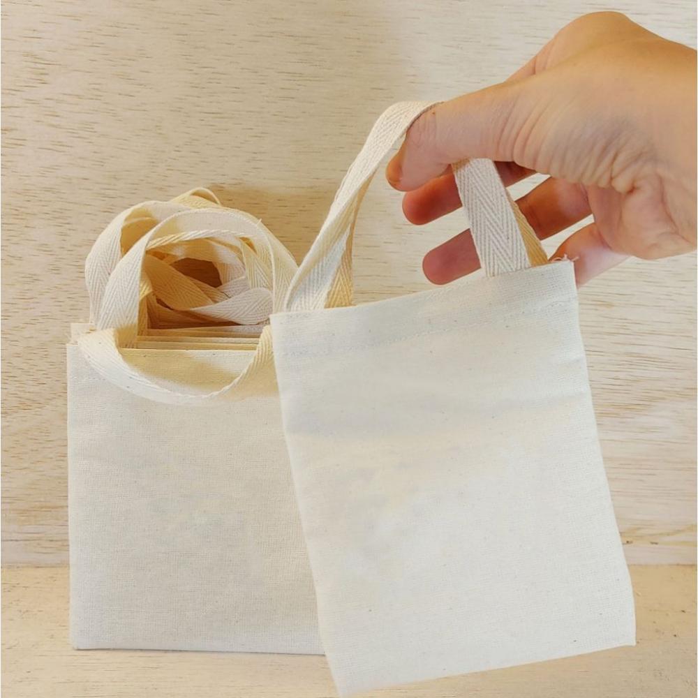 Sacolas ecobags de algodão 15x20 lisas