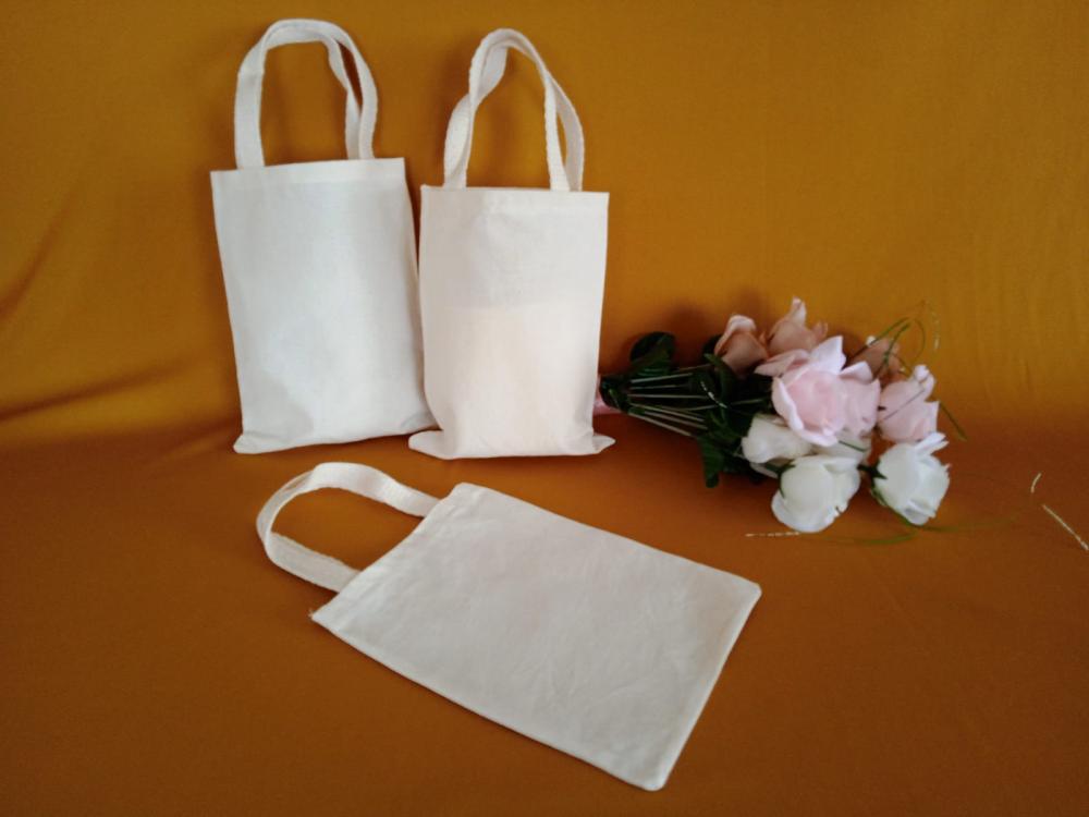 Sacolas ecobags de algodão 15x20 lisas