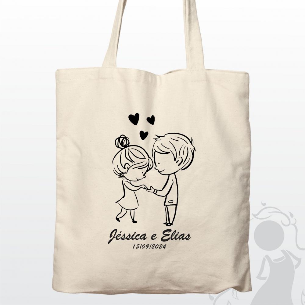 Sacolas ecobags de algodão 30x35 Personalizadas