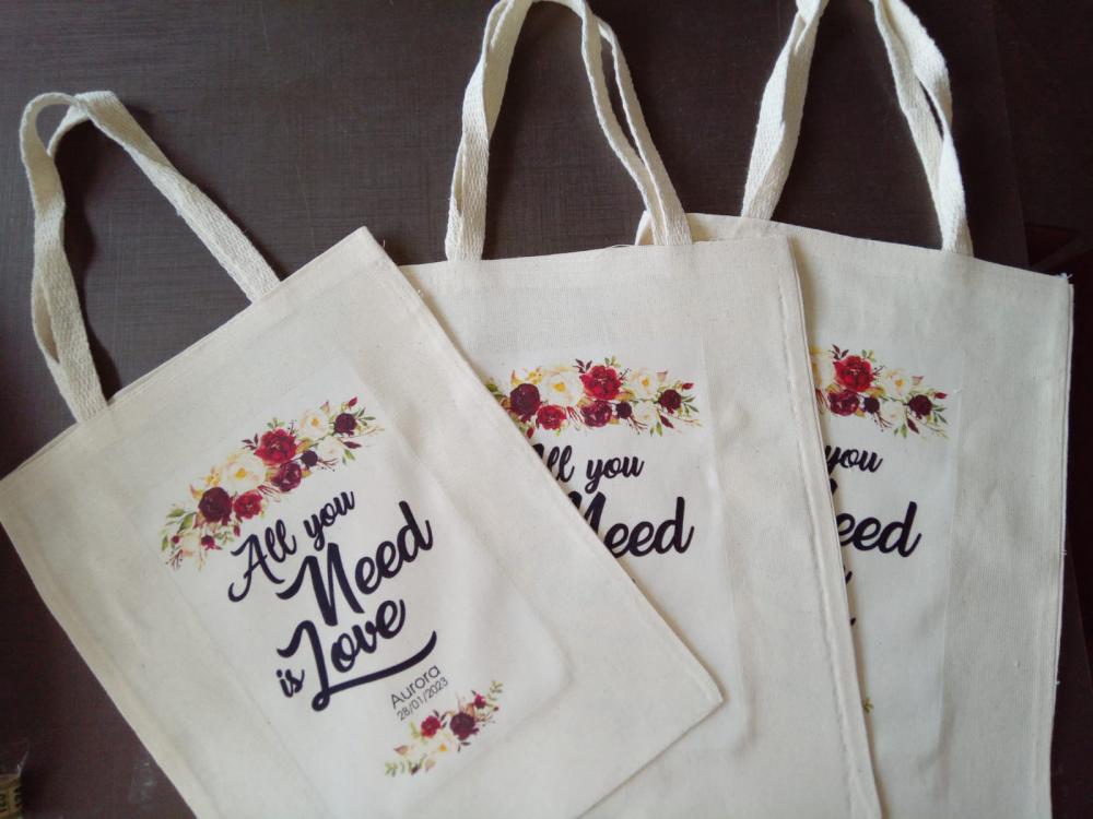 Sacolas ecobags de algodão 20x25 Personalizadas -
