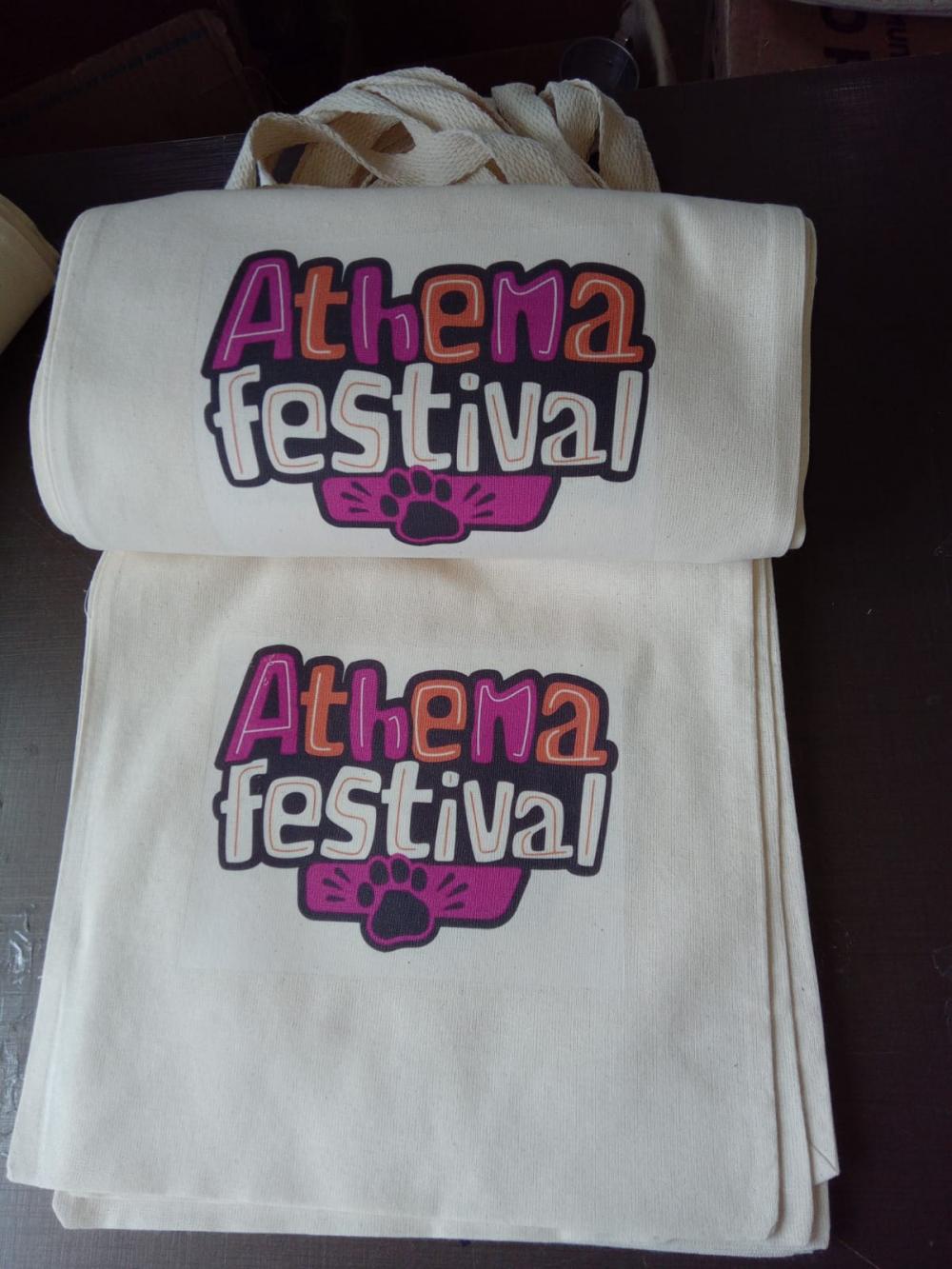 Sacolas ecobags de algodão 20x25 Personalizadas -