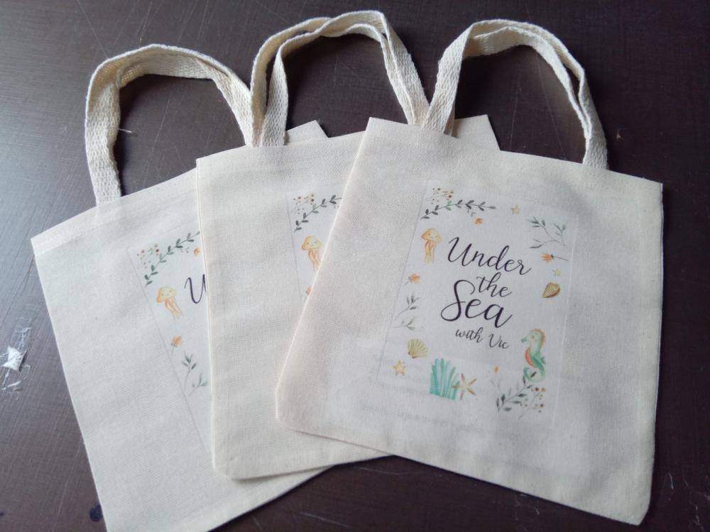 Sacolas ecobags de algodão 20x20 Personalizadas -