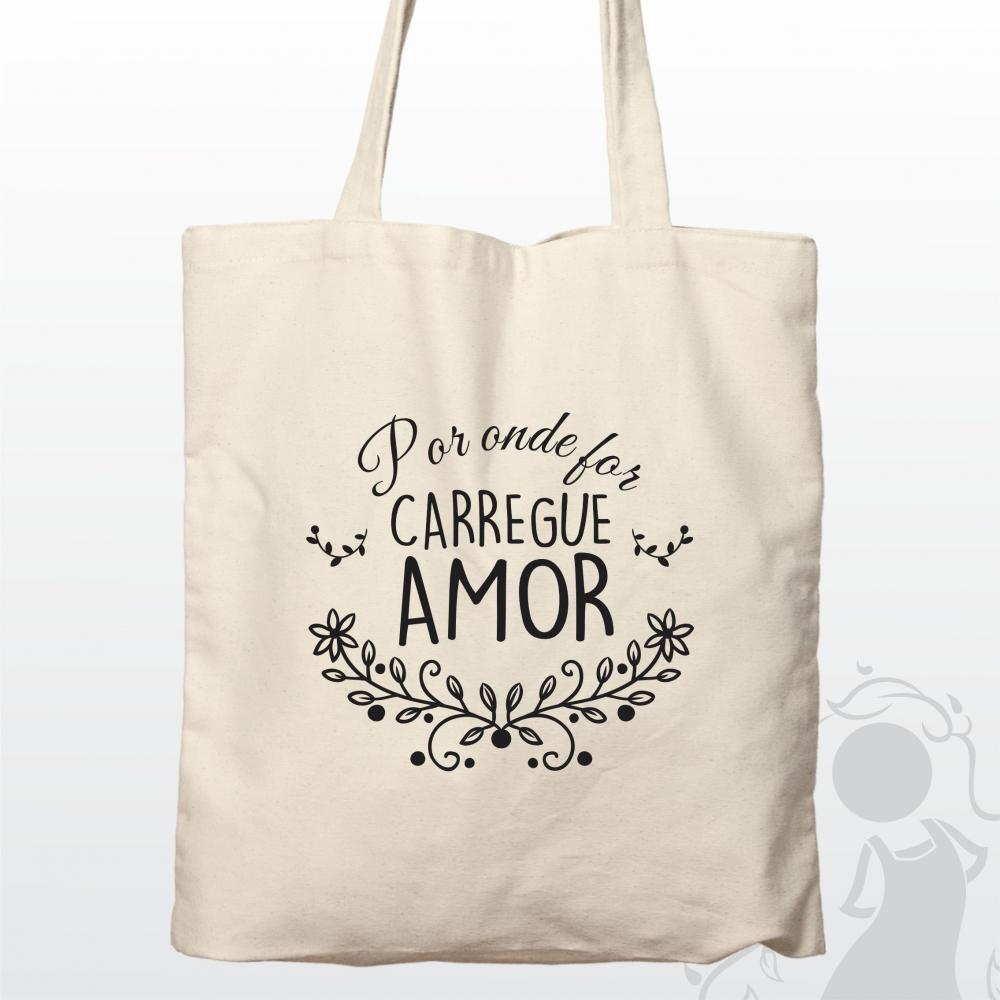 Sacolas ecobag de algodão 30x30 personalizada e silk 1 cor