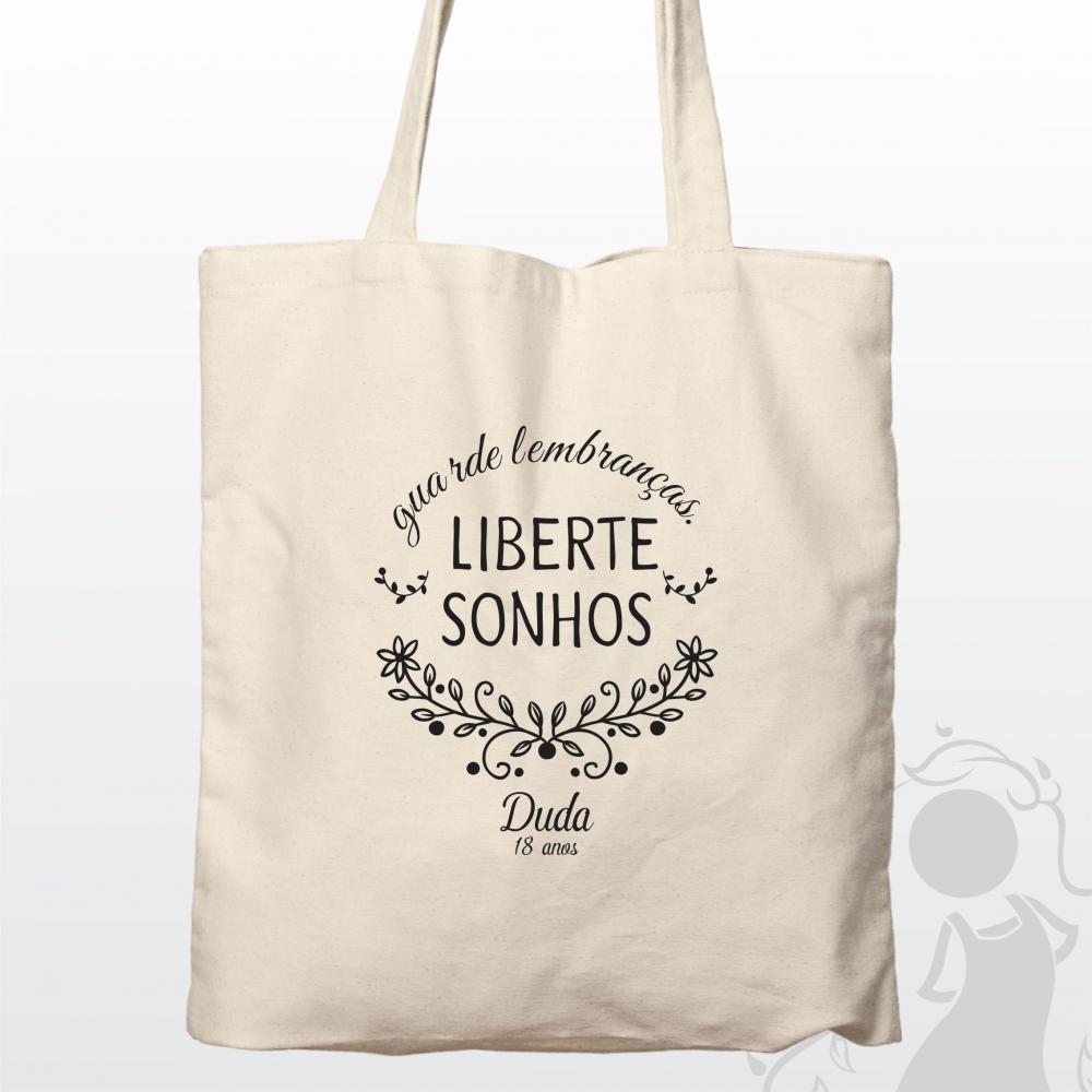 Sacolas ecobag de algodão 30x30 personalizada e silk 1 cor