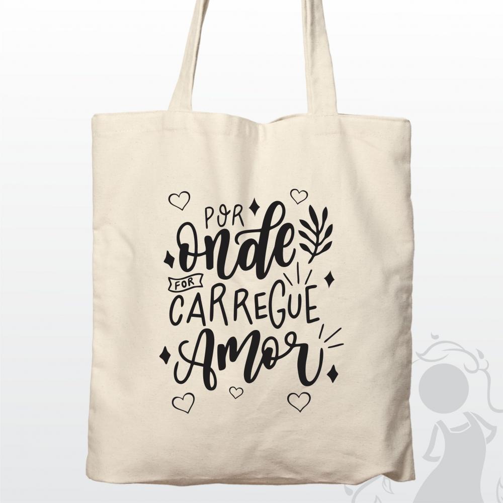 Sacolas ecobag de algodão 35x35 personalizada e silk 1 cor