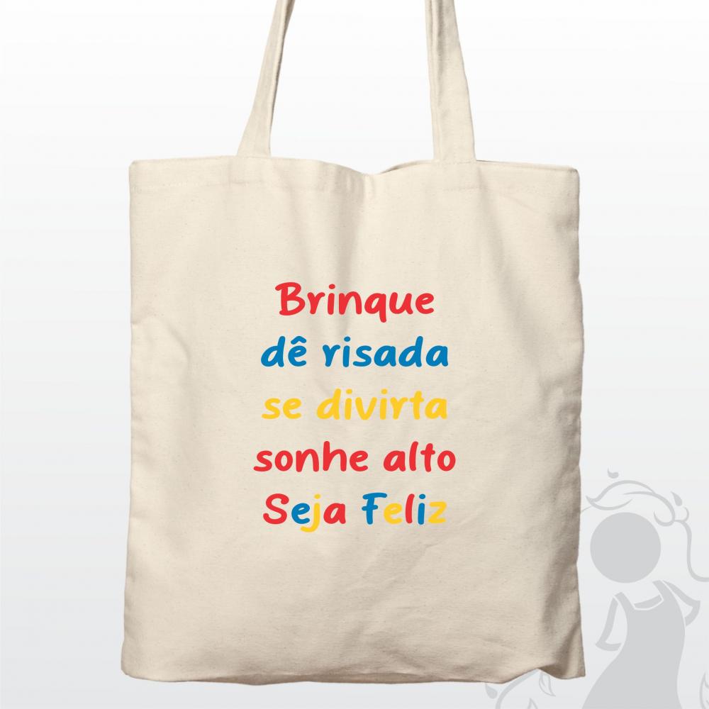 Sacolas ecobags de algodão 35x40 Personalizadas