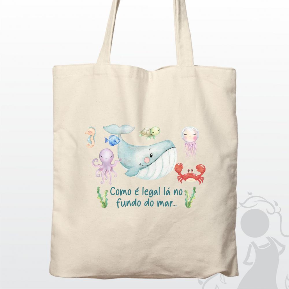 Sacolas ecobags de algodão 35x40 Personalizadas