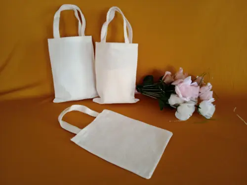 Sacolas ecobags de algodão 15x20 lisas