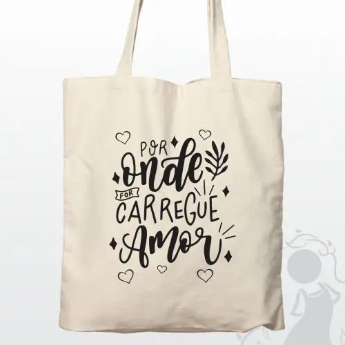 Sacolas ecobags de algodão 30x35 Personalizadas