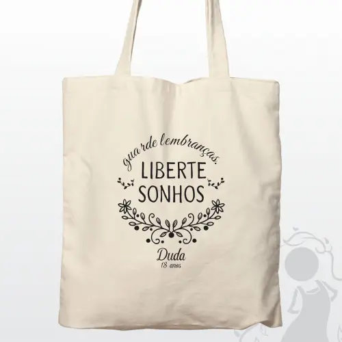 Sacolas ecobags de algodão 30x35 Personalizadas