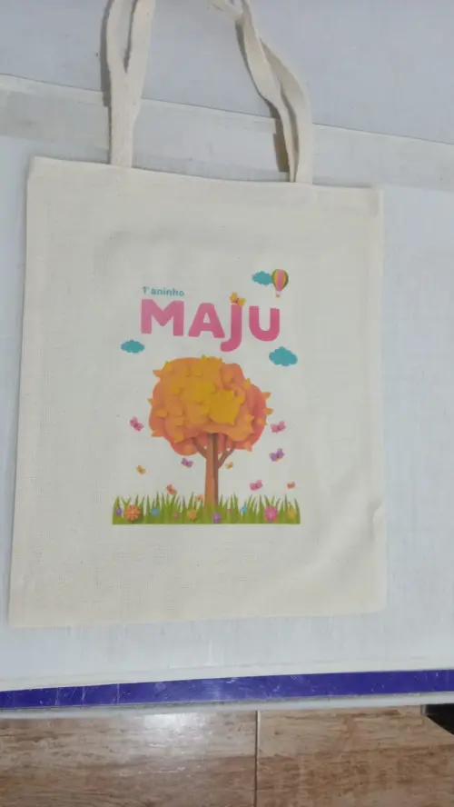 Sacolas ecobags de algodão 24x30 Personalizadas