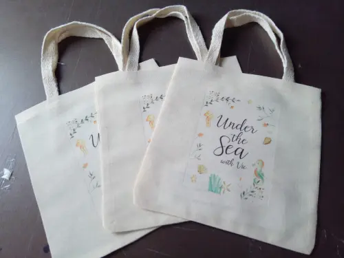 Sacolas ecobags de algodão 20x20 Personalizadas -