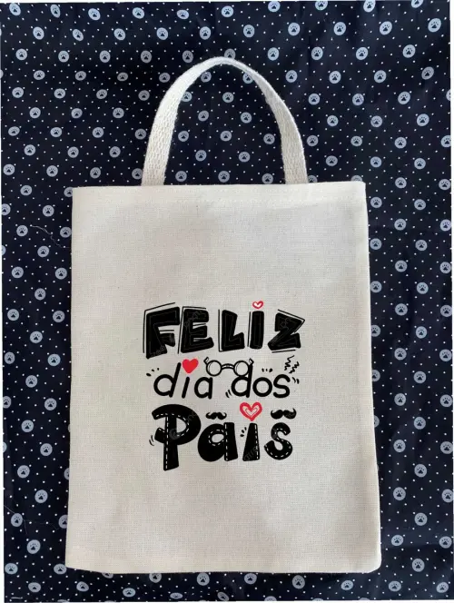 Sacolas ecobags de algodão 15x20 Personalizadas -
