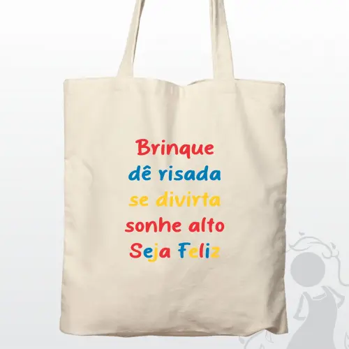 Sacolas ecobags de algodão 35x40 Personalizadas