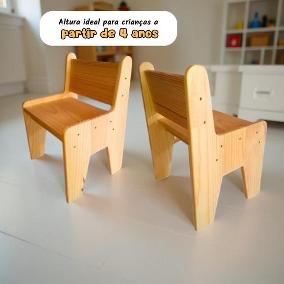 2 Cadeiras Infantis Montessori - Tamanho M