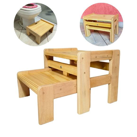 Banquinho/escadinha Infantil 2 em 1 (mais Baixo)