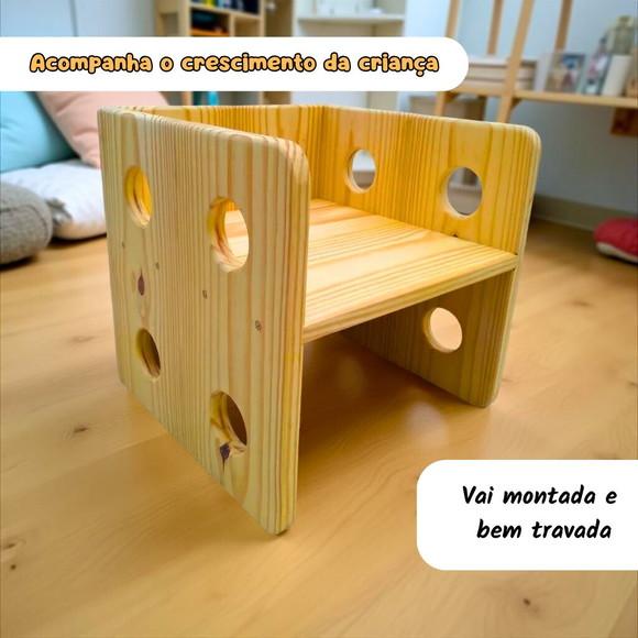 Cadeira Cubo 3 em 1 - 38 cm