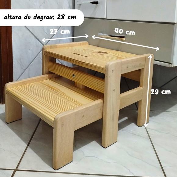 Banquinho/escadinha Infantil 2 em 1 (mais Baixo)