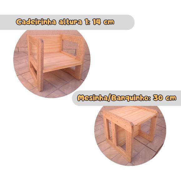 Cadeira Infantil Cubo Reforçada - 30 cm